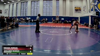 215 lbs Cons. Round 1 - Michael Morgan, Delaware Military Academy vs Bernardo DeJesus, Williamstown