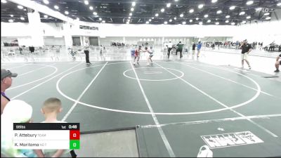 98 lbs 2nd Place - Payson Attebury, Team Grand Valley Elite vs Kai Moritomo, No Team