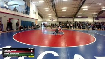 106 lbs Semifinal - Dyllan Myers, Thermopolis vs Rylan McCormick, Thunder Basin High School