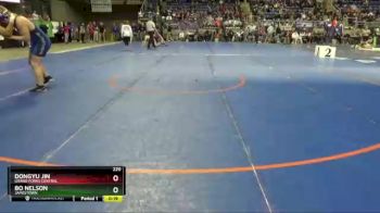 220 lbs Cons. Round 2 - Dongyu Jin, Grand Forks Central vs Bo Nelson, Jamestown