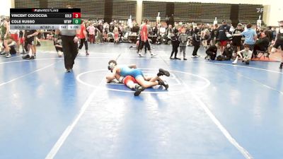 97 lbs Rr Rnd 1 - Vincent Cococcia, All I See Is Gold Academy - MSC vs Cole Russo, Washington Twp - MSC