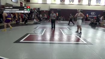 285 lbs Semifinal - Eaghan Fleshman, Alburnett vs Cary Cox, Pleasant Valley