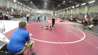 49 lbs Round Of 16 - Luke Muxlow, Meeker vs Garrison Overton, Athlos