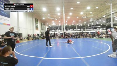 100 lbs Rr Rnd 1 - Alexis Smith, Alpha Girlz vs Piper Little, Kraken Blue - Girls