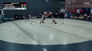 140 lbs Champ. Round 2 - Lukah Schwarz, Bonneville Wrestling Club vs Koen Fielder, Middleton Wrestling Club