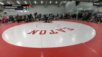 130 lbs Cons. Round 5 - Haylee Hancock, Lamar vs Olyvia Roscoe, Kelly Walsh