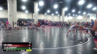 190 lbs Round 5 (8 Team) - Coy Vrbka, Capitian Nebraska (A Team) vs Tyler Morrison, Team Nauman Pink