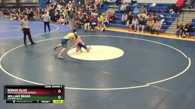 170 lbs Cons. Round 2 - William Brass, Niagara Falls vs Ronan Klug, Royalton Hartland-Barker