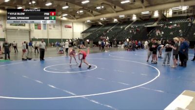 106 lbs 5th Place Match - Kyle Blow, Pikes Peak Warriors Wrestling vs Abel Spencer, Atwood Kids Wrestling Club