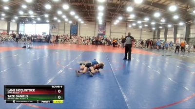 60 lbs Rd# 9- 2:15pm Saturday Final Pool - Taze Daniels, West Coast Elite vs Lane McClintock, Iowa Black