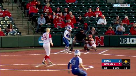 2019 Drake vs Nebraska | Big Ten Softball 2 - Drake vs Nebraska | Softball - Mar 26, 2019 at 7:50 PM EDT