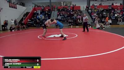 138 lbs Quarterfinal - Jordan Schmidt, Solon vs Nolan Howell, Clear Creek-Amana