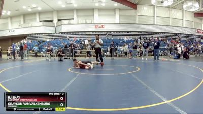 71 lbs Cons. Round 2 - RJ Shay, Bad Karma Wrestling Club vs Grayson VanValkenburg, Michigan