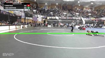 144 lbs Champ. Round 1 - Reid Griffiths, Herington HS vs Evan Falk, Effingham-Atchison Co Community HS