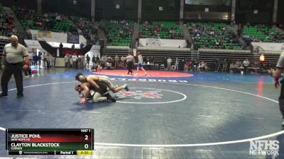 1A-4A 157 Cons. Round 1 - Clayton Blackstock, Corner vs Justice Pohl, New Hope HS