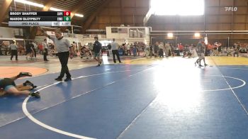 130 lbs 3rd Place - Brody Shaffer, Superior vs Mason Glotfelty, Eiwc