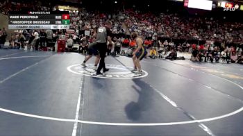 3A 190 lbs Champ. Round 1 - Wade Percifield, Marsing vs Kristoffer Brusseau, St. Maries