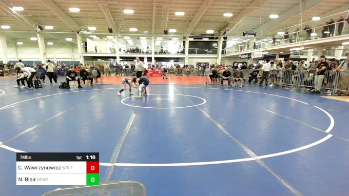 74 lbs Semifinal - Chael Wawrzynowicz, Wolfgang Wr Ac vs Noah Blair ...