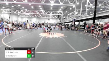 52 lbs Semifinal - Haden Hobart-Magrys, Kraken vs Greyson Bosley, Team Nauman Wrestling Club