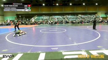 37 lbs 3rd Place - Olive Yang-Elson, Summit Wrestling Academy vs Canton Cargill, OKWA