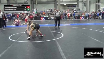 106 lbs Cons. Round 3 - Gaven Deneault, Hays WC vs Colton Nelson, Derby