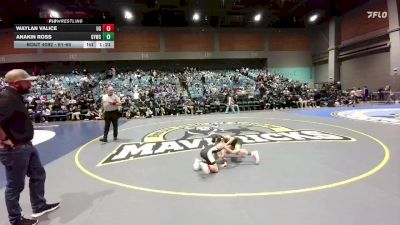 61-66 lbs Round 2 - Anakin Ross, Greenwave Youth Wrestling Club vs Waylan Valice, USA Gold