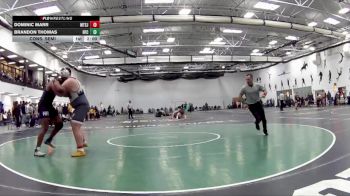 285 Freshman/Soph Cons. Semi - Brandon Thomas, Henry Ford College vs Dominic Marr, Mount St Joseph