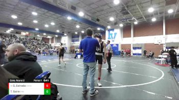 113 lbs Cons. Round 2 - Damon Estrada, Dana Hills vs Tripp Saire, Edison (Huntington Beach)