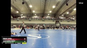 85 lbs 3rd Place Match - Alexandria Berry, Ray-Pec Wrestling Club vs Bronc Owen, Diamond Youth Wrestling