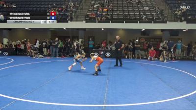 58 lbs Semis - Hudson Waag, Keystone Kids Wrestling Club vs Tytan Turner, Stallions Wrestling Club