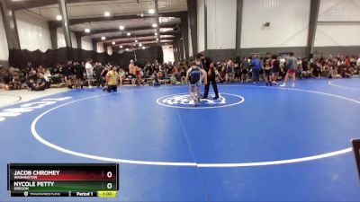130 lbs Round 5 - Nycole Petty, Oregon vs Jacob Chromey, Washington