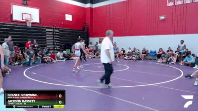 125 lbs Round 3 (6 Team) - Jackson Bassett, Team St. Louis vs Brance Browning, High Plains Marauders