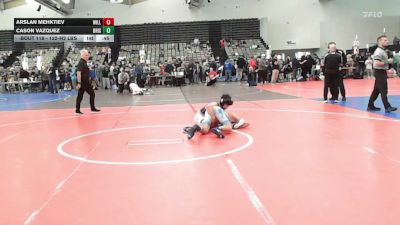 122-H2 lbs Semifinal - Arslan Mehktiev, Willpower Wrestling Club vs Cason Vazquez, Bristol
