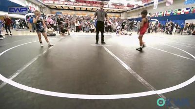 55 lbs Consi Of 4 - Isaiah Brown, Elgin Wrestling vs Nixon Coyle, Standfast OKC