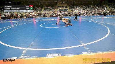 84 lbs Consi Of 32 #2 - Levi Pike, Michigan West Wrestling Club vs Kannin Keefhaver, Open Mats