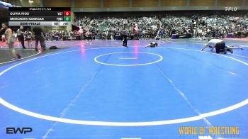 60 lbs Semifinal - Olivia Rios, Victory Wrestling Club,wa vs Mercedes Banegas, Poway Elite