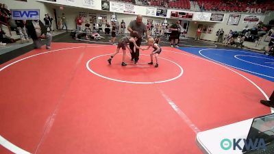 49-52 lbs Rr Rnd 5 - Bryer Williams, Locust Grove Youth Wrestling vs Deryk Justice, Tahlequah Wrestling Club