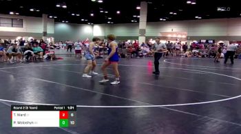 132 lbs Round 2 (6 Team) - Tee Ward, Michigan Blue vs Pat Woloshyn, PA Alliance