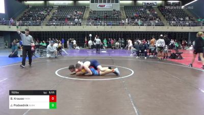 152 lbs Round Of 16 - Braydon Krause, Parkside vs Jack Podsednik, Burke