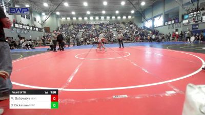 103 lbs Round Of 16 - Magnus Dubowsky, Bentonville Wrestling Club vs Dax Dickinson, Gentry Youth Organization Wrestling