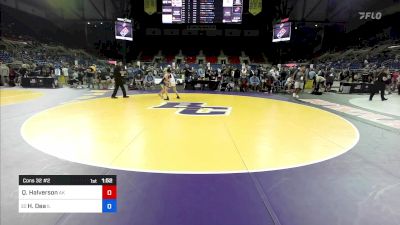 126 lbs Cons 32 #2 - Quenten Halverson, AK vs Harrison Dea, IL