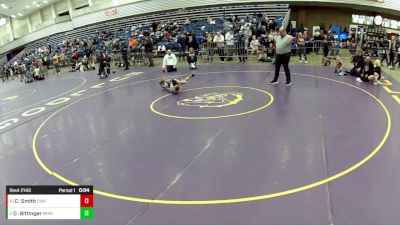 10U Boys - 63 lbs Cons. Round 4 - Ceder Smith, Sanderson Wrestling Academy vs Dawson Bittinger, Michigan Revolution Wrestling Club