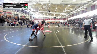 215 lbs Quarterfinal - Jackson Meehan, Central Catholic vs Sean Keady, Natick