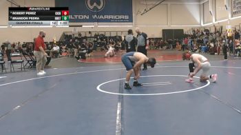 144 lbs Quarterfinal - Robert Perez, Cheshire vs Brandon Pedra, Newington