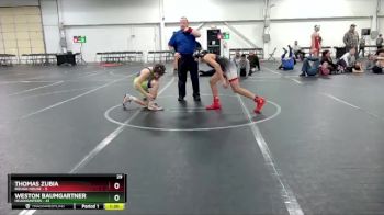 115 lbs Round 7 (8 Team) - Thomas Zubia, Rough House vs Weston Baumgartner, Headhunters