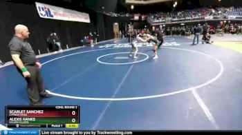6A - 110 lbs Cons. Round 2 - Scarlet Sanchez, Cypress Ridge vs Alexis Hanks, Killeen Ellison