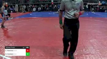 94 lbs Quarterfinal - Christohper Ramirez, McDonald County Youth Wrestling Club vs Dax Koedam, Iowa Elite