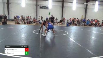 145 lbs Consolation - Bronson Burcham, Coweta vs Jaylon Otero, Team Tulsa