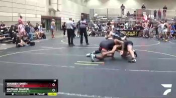 180 lbs Round 4 (6 Team) - Nathan Shafer, Beast Mode WA Green vs Warren Smith, Untouchables