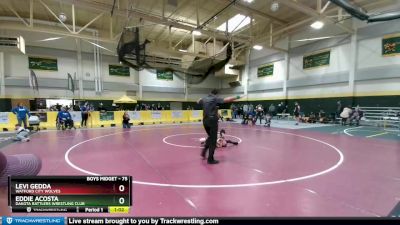 75 lbs 7th Place Match - Levi Gedda, Watford City Wolves vs Eddie Acosta, DAKOTA RATTLERS WRESTLING CLUB